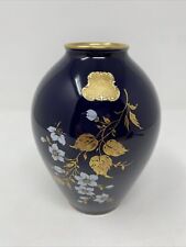 Lindner Vase, 6 inches, Echt Cobalt Kueps Bavaria picture