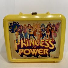 Vtg Yellow Lunchbox She-Ra Princess of Power Aladdin 1985 Lunch Box No Thermos picture
