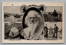 Postcard Oregon Trail Monument Expedition Multiviews Ezra Meeker 1906 picture