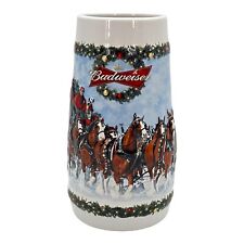 2009 BUDWEISER Holiday Beer Stein CS699 Anheuser Busch Clydesdale picture
