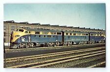 Jersey Central Railroad  54 55 F3 Units Elizabthport NJ Vintage Postcard picture