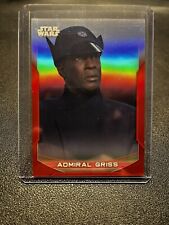 2020 Topps Star Wars Chrome Perspectives Admiral Griss #40-R RED 2/5 picture