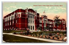 PONTIAC Michigan ~ High School 1910c picture