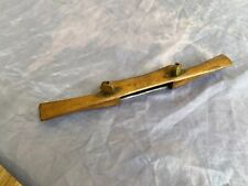 VINTAGE CLARK TOOL CO FANCY SPOKE SHAVE W BRASS ADJUSTERS & PLATE - EXCEL COND picture