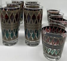 Vintage MCM Highball & Whiskey Cocktail Glasses Set Of 10 picture