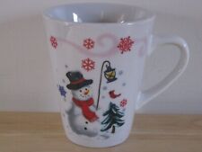 Stoneware Snowman Christmas Holiday 12 Oz Mug picture