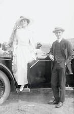 Mrs James A Kidder and her son TM Avery 1917 Historic Old Photo picture