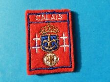 VINTAGE LYS CALAIS F6 SMALL FABRIC PATCH CREST picture