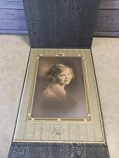 Antique Cabinet Card Photo~Lovely Little Girl~Aurora, Illinois picture