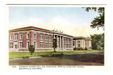 1920s BAKERSFIELD CALIFORNIA UNION HIGH SCHOOL,KERN CO.~ORIGINAL UNUSED POSTCARD picture