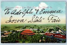 c1905's Panoramic View Of Iowa State Fair Dome Building Des Moines Iowa Postcard picture