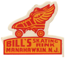 Vintage Bill's Roller Skating Rink Sticker Manahawkin NJ rs3 picture