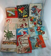 Vintage Christmas Greeting Cards Featuring Bells And More picture