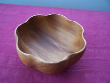 Acaciaware wood bowl, Pacific Merchants, EUC, 6