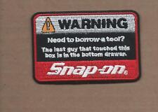 NEW 2 X 3 INCH FUNNY SNAP-ON IRON ON PATCH  picture