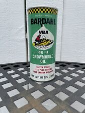 Vintage Bardahl 16 oz Snowmobile Oil Can Rare picture