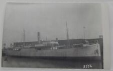 Steamship Steamer THORA real photo postcard RPPC United Fruit Company picture