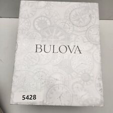 Bulova “Empire” Anniversary Clock Dark Wood Finish picture