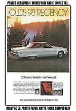 11x17 POSTER - 1975 Oldsmobile 98 Regency Coupe California Lifestyle on the Road picture