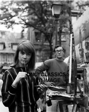 1966 Sexy Beauty Françoise Hardy Paint Artist Fashion Glamour Paris France Photo picture