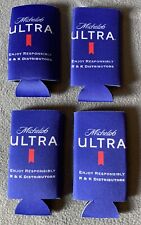 Lot Of 4 New Michelob Ultra 12 oz SLIM CAN Beer Koozie Coozie - Fast Ship picture
