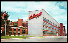 Kellogg Company Cereal Factory Battle Creek Michigan Exterior Chrome Postcard picture