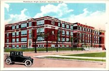 Hamilton, Ohio, Hamilton High School - (1915-1930 Era) Antique Auto P298 picture