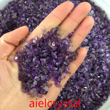 50g+ Natural Mini Amethyst Point Quartz Crystal Stone Rock Chips Lucky Healing picture