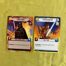 STAR WARS UNLIMITED - Darth Vader + Luke Skywalker / SET OF 2 Promo Cards - ASMODEE picture