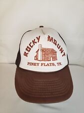 Vintage 1980's Rocky Mount Territorial Capitol Piney Flats TN Trucker Hat picture