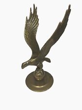 Vintage Large Heavy Brass Eagle Statue picture