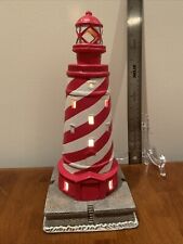 1992 Lefton Historic American Lighthouse White Shoal Michigan 00878 w/lighting picture