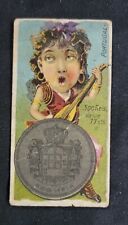 1889 Duke's Cigarettes Tobacco Card Portugal Coins Of All Nations N72 picture