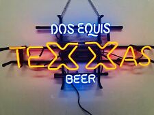 New Dos Equis Texas Beer XX Neon Light Sign 20