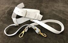 White Buff Leather Officers or Mounted Services Sword Belt - Pre-Civil War picture