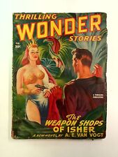 Thrilling Wonder Stories Pulp Feb 1949 Vol. 33 #3 GD picture