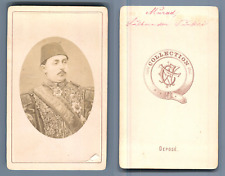 Le Sultan Mehmed Mourad V CDV, Vintage Albumen Print.Mehmed Mourad V (21 September picture