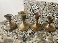 Lot of Brass Candlesticks picture