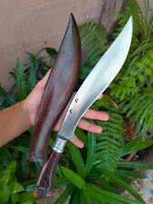 Handmade machete hunting Thai E-nep knife 11.6” forged blade,Rosewood handle&pod picture