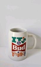 BUDWEISER IT'S A BUD THING BEER STEIN MUG LOW NUMBER #67 VERY RARE picture