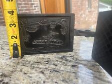 Antique Cast Iron Waffle Cookie Press picture