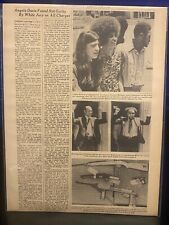 VINTAGE NEWSPAPER HEADLINE WHITE JURY FINDS ANGELA DAVIS NOT GUILTY 1972 JUSTICE picture