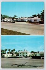 1950s~West Palm Beach Florida FL~Mount Vernon Motor Lodges~Vintage 50s Postcard picture