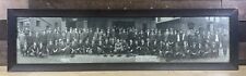 Antique 1917 Framed Boys From District No.2 Beaver, Pa Camp Sherman, Oh Photo picture