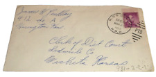 1959 CRI&P ROCK ISLAND TRAIN KANSAS CITY & DALLAS TREAIN #510 RPO ENVELOPE picture