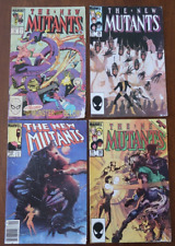 LOT OF 4 THE NEW MUTANTS COMIC BOOKS VARIOUS TITLES MARVEL COPPER ERA Z2650 picture