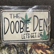 The Doobie Den Let's Get Lit, Den, Bar, Bedroom, Living Room, 5.5 X 8 Hangable  picture