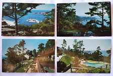 Lot 4 Vintage Postcards Views from Highlands Inn Carmel CA ocean pool landscape picture