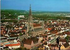 Postcard Aerial View of the Ulm Cathedral Münster, Germany picture