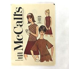 Vintage McCall's August Fashion Digest and Fabric News 1966 Polly’s Fabric Shop picture